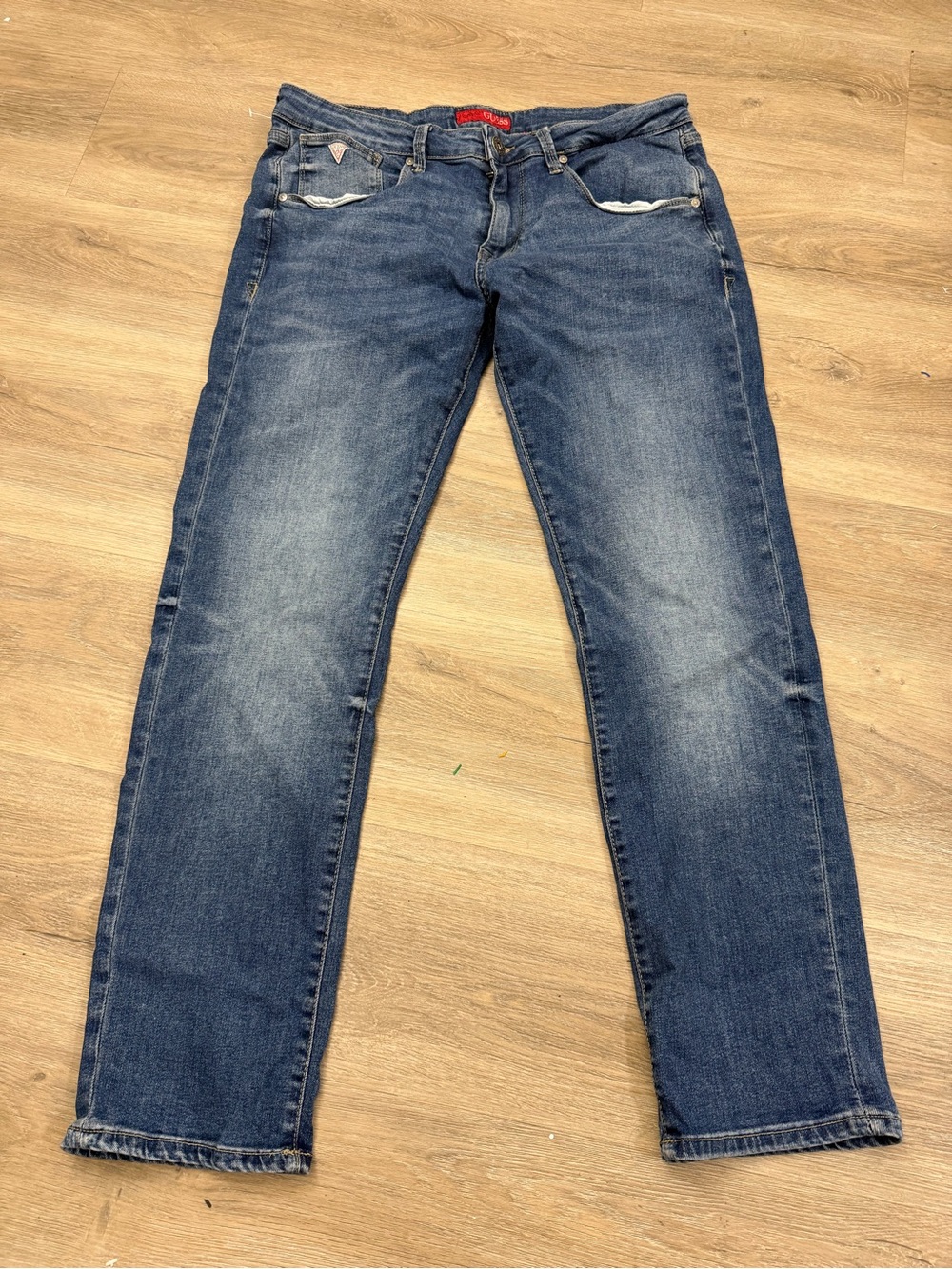 Vintage Guess Vermont Slim Jeans Y2K Dark Wash Straight Leg Women’s 0235